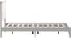 Rize Home Cottage Style Gloss White King Panel Bed-2