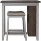 Liberty Furniture Brook Creek 3-Piece Brown/White Counter Height Dining Set-4