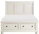 Mazin Furniture Laurelin White Queen Sleigh Bed-0