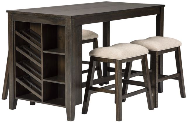 Signature Design by Ashley® Rokane 5-Piece Brown Counter Height Dining Set-0