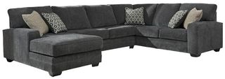 Benchcraft® Tracling 3-Piece Slate Left-Arm Facing Sectional and Chaise