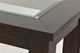Jofran Inc. Urban Icon 4-Piece Gray/Merlot Sofa Table with Stool Set-5