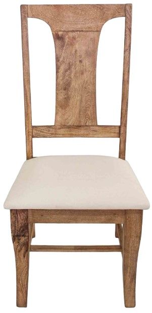 Home Trends & Design San Rafael Antique Oak Dining Chair-1