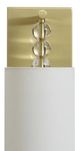 StyleCraft Dann Foley Lifestyle Polished Brass Wall Sconce Lamp-1