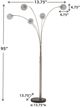 Signature Design by Ashley® Winter Silver Arc Lamp-1