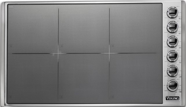 Viking®  5 Series 36" Stainless Steel Induction Cooktop-0
