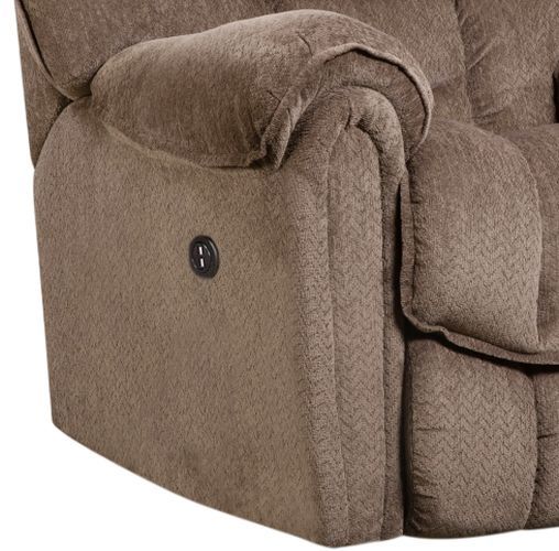HomeStretch Del Mar Taupe Power Rocker Recliner-2
