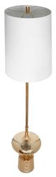 A & B Home Gold Elongated Floor Lamp-2