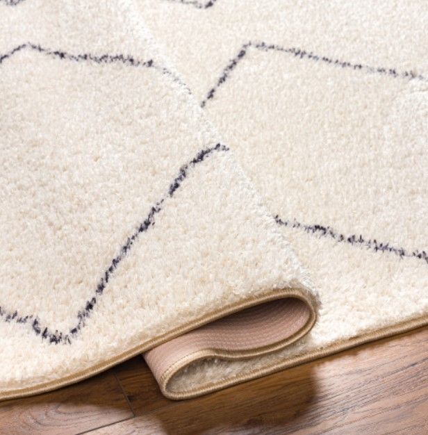 Surya Lykke White 4'x6' Area Rug-4