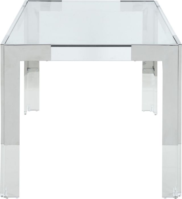 Meridian Furniture Casper Rich Chrome 60" Dining Table-2