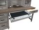 aspenhome® Caraway Aged Slate Single Pedestal Desk-4