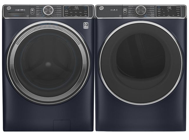 GE® Sapphire Blue Front Load Laundry Pair-0