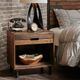 Olliix by INK+IVY Light Brown Multi Renu Solid Wood Nightstand-5