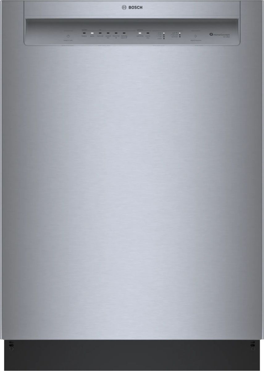 Bosch® 100 Series 24" Stainless Steel Front Control Built In Dishwasher