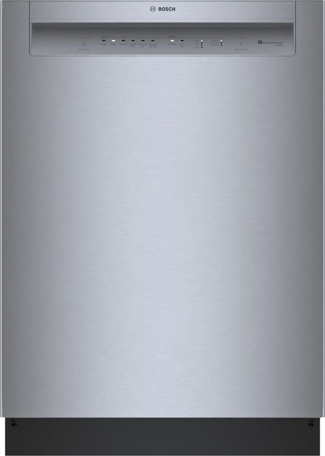 Bosch® 100 Series 24" Stainless Steel Front Control Built In Dishwasher-0