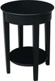 John Thomas Furniture® Destinations Phillips Solid Black Accent Table-1