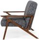 VIG Furniture Modrest Candea Grey/Walnut Accent Chair-3