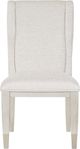 Magnussen Home® Lenox Acadia White/Sand Fabric Upholstered Side Chair-2