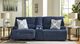 Signature Design by Ashley® Acklen Place 2-Piece Navy Power Reclining Sectional Loveseat-1