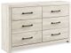 Signature Design by Ashley® Cambeck 2-Piece Whitewash White Full Panel Bed Set-2