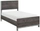 Homelegance® Zephyr Antique Silver/Brownish Gray Twin Panel Bed-0