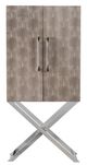 A & B Home Taupe Cabinet-1
