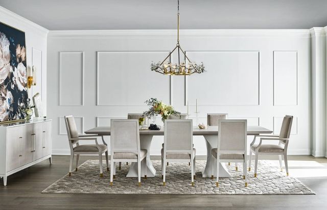Universal Explore Home™ Love. Joy. Bliss. Miranda Kerr Home Alabaster/Pewter Arm Chair-2