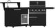 FORNO® All’Aperto 99" Black Outdoor Kitchen Kit-2