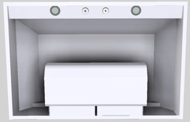 Vent-A-Hood® Designer Series 36" White Wall Mounted Range Hood-1
