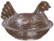 A & B Home Clear Glass Chicken Jar-0