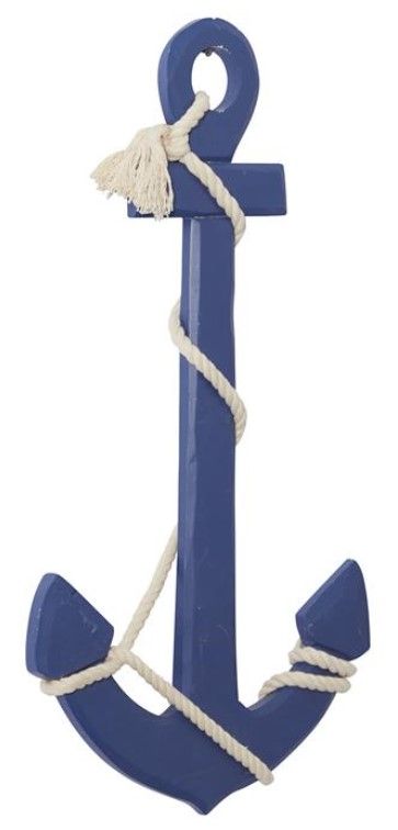 Deco Marche Blue Anchor Wall Decor-1
