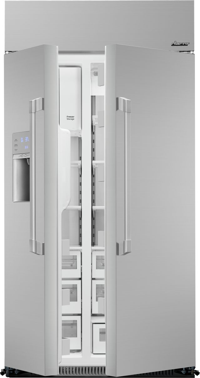Dacor® Professional 24.0 Cu. Ft. Stainless Steel Built In Side-by-Side Refrigerator-2