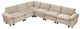 Homelegance® Dublin 6-Piece Taupe Modular Sectional-0