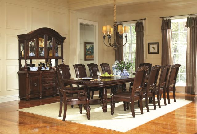 Steve Silver Co. Antoinette 7-Piece Brown Cherry Dining Set-0