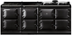 AGA™ Classic R7 210 83" Black Pro Style Dual Fuel Range-0