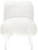 TOV Furniture Sophie White Sheepskin Lucite Chair-4