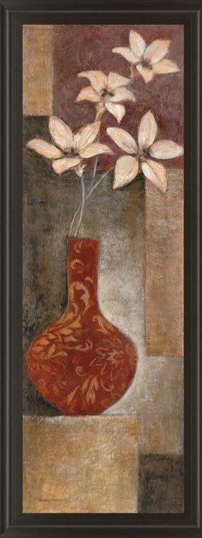 Classy Art Baroque Floral I By Rosie Abrahams Wall Art-1