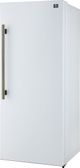 FORNO® Maderno Series Espresso 28" 13.6 Cu. Ft. White Column Refrigerator -3