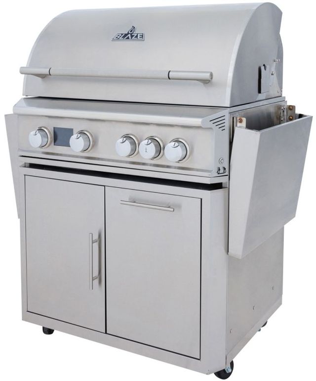 Blaze™ LTE PRO 32'' Stainless Steel 4-Burner Gas Grill Cart-1