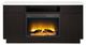 ACME Furniture Jaramillo Rustic Espresso/Natural Marble Server with Fireplace-0