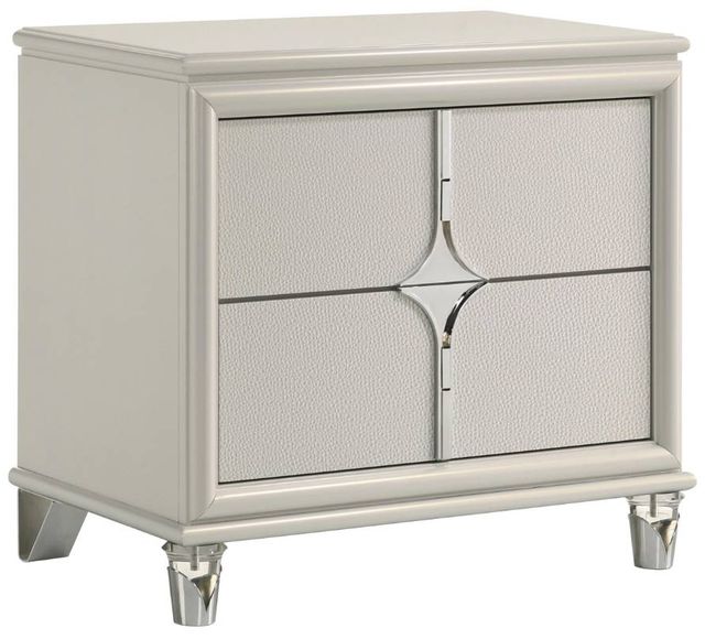 Coaster® Olivia 5-Piece Pearl White Queen Bedroom Set-2