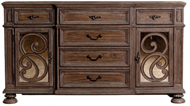 Furniture of America® Arcadia Rustic Natural Server-0