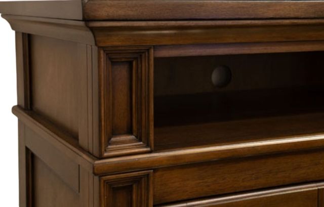 Signature Design by Ashley® Channley Brown XL TV Stand with Fireplace-2
