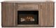International Furniture Direct Mezquite Brown Fireplace TV Stand-2