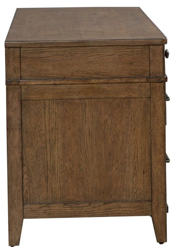 Liberty Furniture Carolina Park Amber Brown Junior Executive Credenza-3