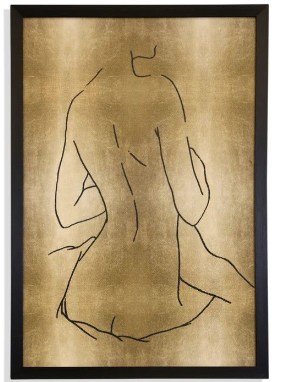 Stylecraft Black/Gold Wall Art-0