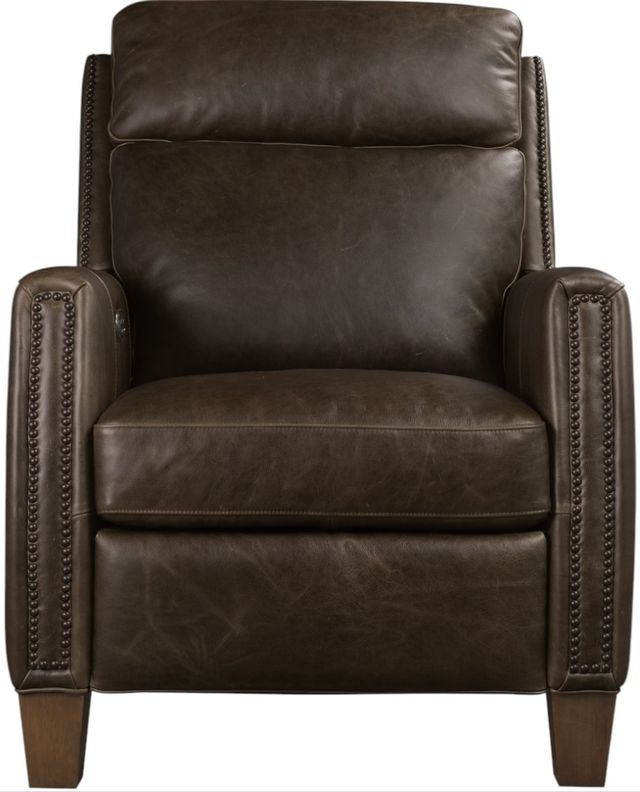 Hooker® Furniture Jacklyn Jala Spanish Moss Power Recliner with Pop-Up Headrest-2