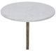 Renwil® Canning Natural White Side Table with Brass Base-1
