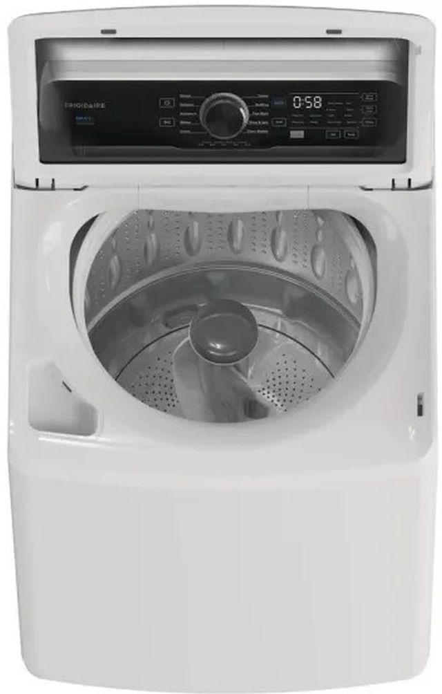 Frigidaire® White Agitator Top Load Washer and Electric Dryer Laundry Pair-3