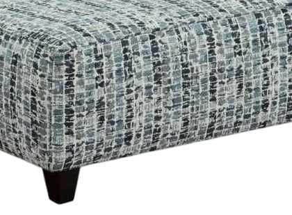 Fusion Furniture Macarena Cadet Indigo Cocktail Ottoman-1